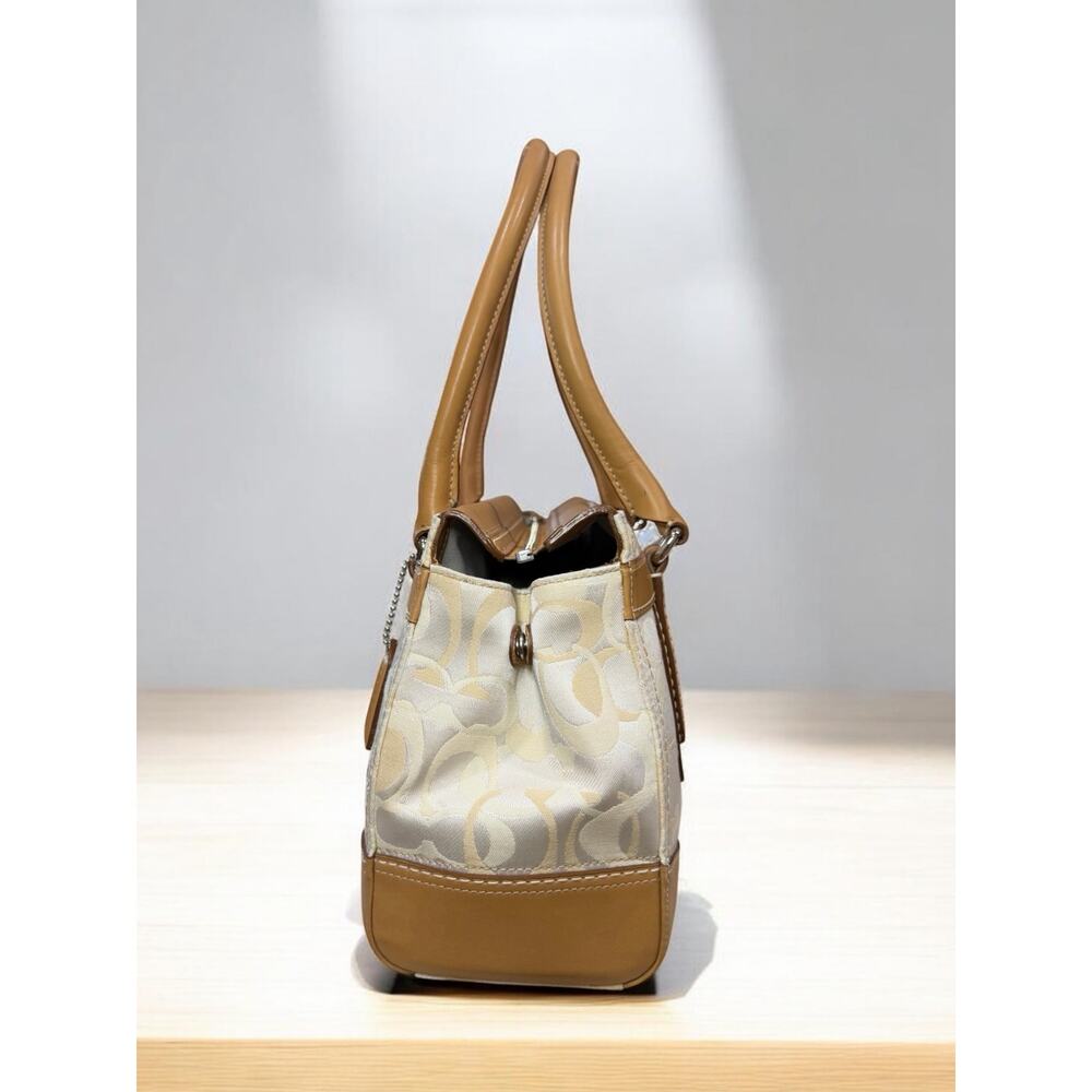 Y2K Coach 11818 Madeline Optic Signature Satchel & Fold Over Wallet - Picture 4 of 16